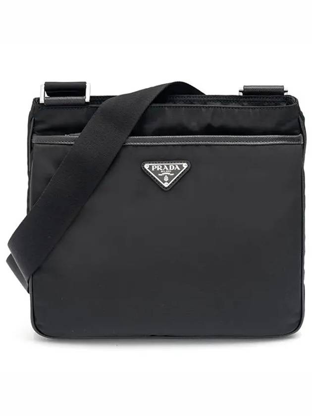 Pocono Saffiano Messenger Bag Black - PRADA - BALAAN 3