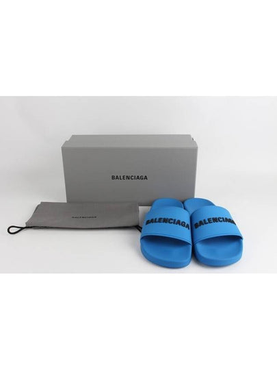 logo slippers blue 40 250 - BALENCIAGA - BALAAN 2