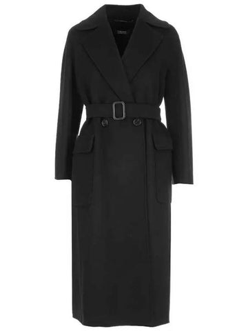 12th Anniversary ZANTE Wool Trench Coat Black 90160609 013 - MAX MARA - BALAAN 1