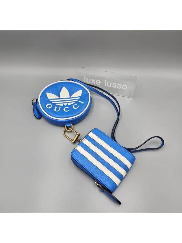 x Adidas Trefoil Card Coin Wallet 721903 - GUCCI - BALAAN 1