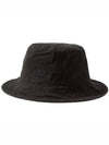 Face Embroidered Cotton Bucket Hat - ACNE STUDIOS - BALAAN 1