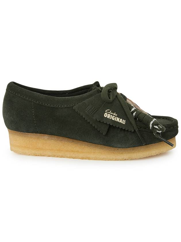 Originals Wallabee Suede Loafer Forest Green - CLARKS - BALAAN 6