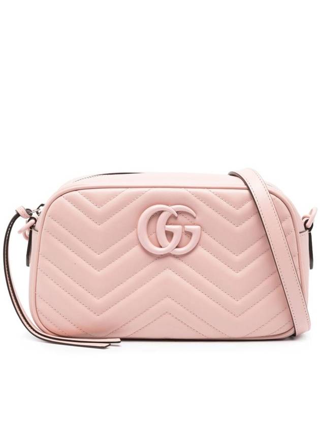 GG Marmont Small Leather Shoulder Bag Pink - GUCCI - BALAAN 2