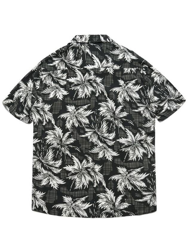 Hawaiian Floral Short Sleeve Shirt Black - ROLLING STUDIOS - BALAAN 3