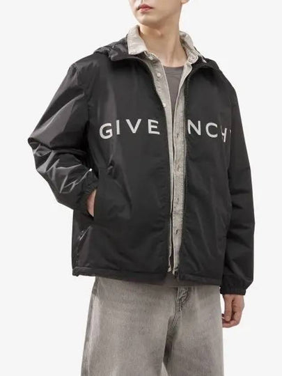 Maxi Logo Windbreaker Black - GIVENCHY - BALAAN 2