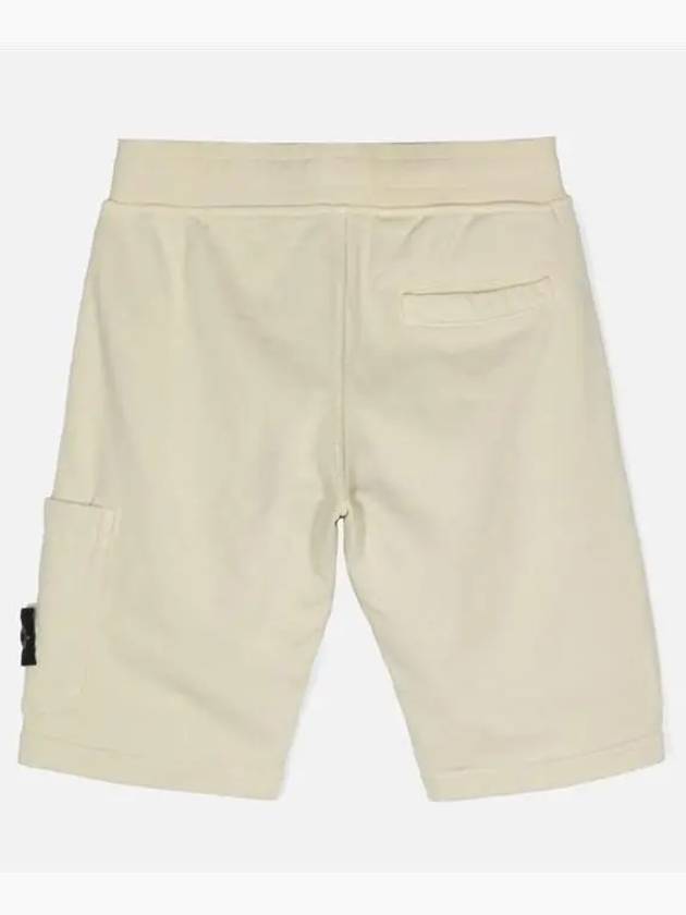 Stone Kids 6 10 Cargo Bermuda Beige - STONE ISLAND - BALAAN 3