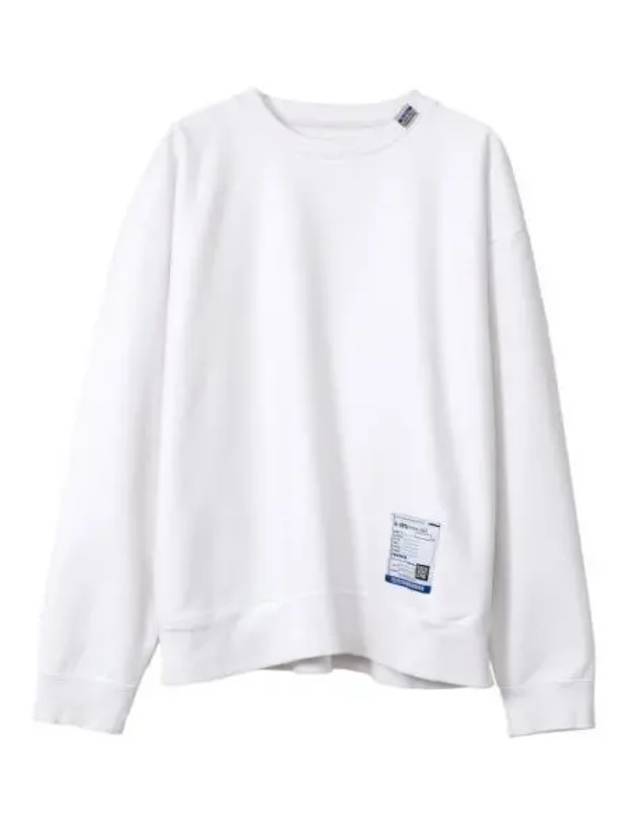 French Terry Pullover Sweatshirt White - MIHARA YASUHIRO - BALAAN 1