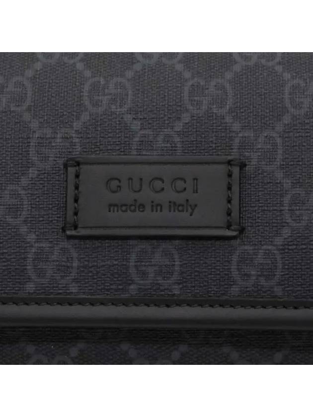 GG Supreme Belt Bag Black - GUCCI - BALAAN 3