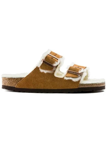 Women's Arizona Mink Sandals 1001135D - BIRKENSTOCK - BALAAN 1