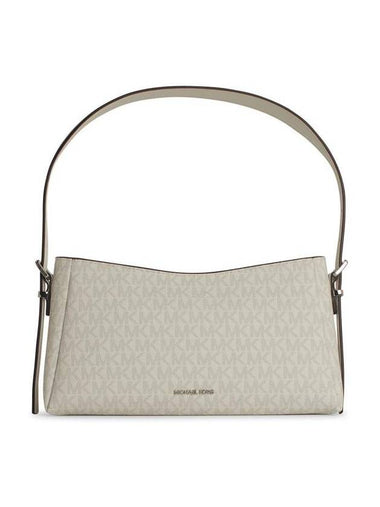 Michael Kors 'Moore' White Leather Bag - MICHAEL KORS - BALAAN 1