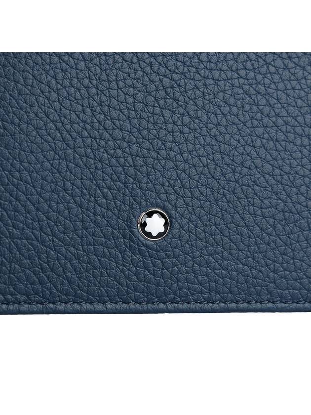 Meisterstuck Soft Grain Half Wallet Navy - MONTBLANC - 6