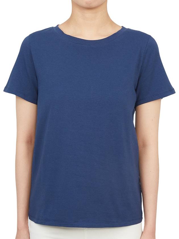 59710331650 MULTIF 004 Women s Crew Neck Short Sleeve T Shirt Straight Fit - MAX MARA - BALAAN 3