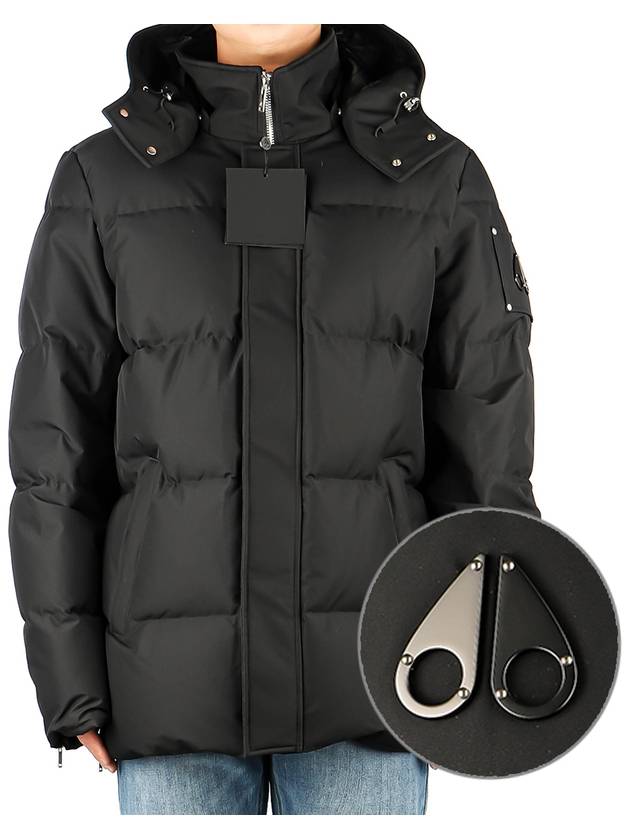 Men's Cloud Threequarter Parka Black - MOOSE KNUCKLES - BALAAN 2