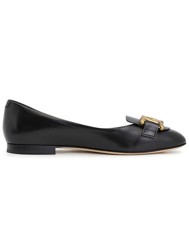 Kate Leather Ballerina Black - TOD'S - BALAAN 5