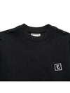 Women's Back Logo Crew Neck Sweatshirt Sweatshirt Black M233TS27715B - WOOYOUNGMI - BALAAN 4