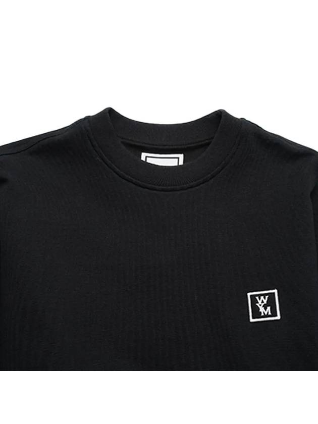 Back Logo Crew Neck Sweatshirt Black - WOOYOUNGMI - BALAAN 5