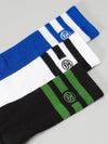 AU Australia SS LINK Striped Socks 3 Pack ST7235011 Multi MENS ONE SIZE - STUSSY - BALAAN 3