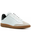 Women's Blyce Vintage Leather Low Top Sneakers White - ISABEL MARANT - BALAAN 4