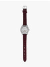 Women's Leo Automatic Leather Watch Red - EMPORIO ARMANI - BALAAN 4