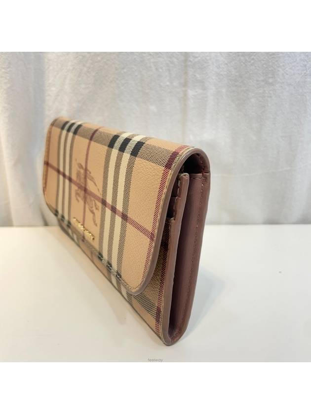 New level Haymarket check long wallet - BURBERRY - BALAAN 3