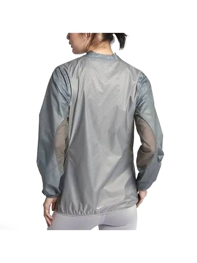 Gyakusou Packable Zip-Up Jacket Silver Grey - NIKE - BALAAN 1