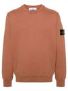 Wappen Patch Garment Dyed Sweatshirt Brown - STONE ISLAND - BALAAN 2