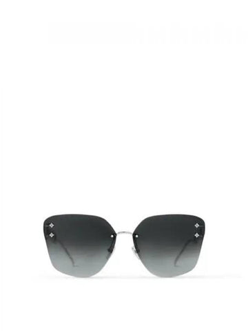 LV Jewel Cat Eye Sunglasses Silver - LOUIS VUITTON - BALAAN 1