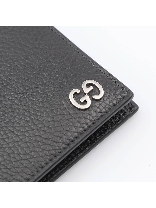 GG Metal Logo Half Wallet Black - GUCCI - BALAAN 4