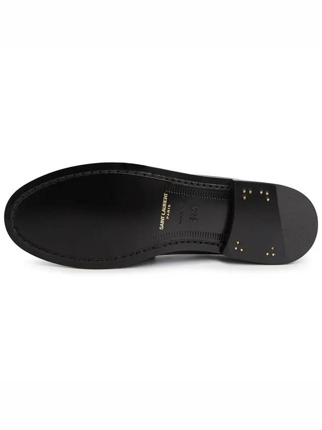 Women's Monogram Le Penny Loafer Black - SAINT LAURENT - BALAAN 3