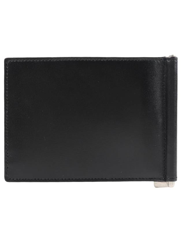 Monogram Money Clip Half Wallet Black - SAINT LAURENT - BALAAN 3