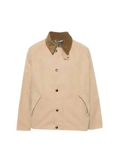 OS Transporter Casual Zip Up Jacket Beige - BARBOUR - BALAAN 2