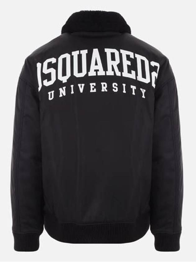 logo print bomber jacket S74AM1411S60305 - DSQUARED2 - BALAAN 3