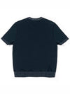 Men's I4SN05NV Utopia Vintage Jacquard Short Sleeve Knit Navy - IOEDLE - BALAAN 6