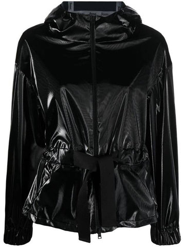 Women's Laminar Hooded Jacket Black - HERNO - BALAAN 1