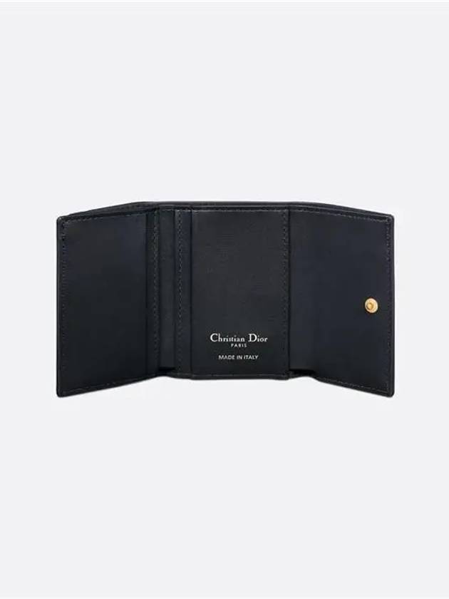 30 Montaine Tri-Fold Half Wallet Blue - DIOR - BALAAN 5