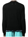 Men's Layered Striped Wool Knit Top Black - MAISON MARGIELA - BALAAN 3