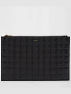 Quilted Leather Card Wallet Black - SAINT LAURENT - BALAAN 2