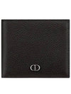 Grain Leather Signature Half Wallet Black - DIOR - BALAAN 1