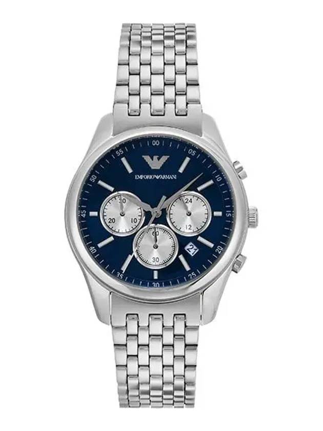 Men's Antonio Chronograph Metal Watch Silver - EMPORIO ARMANI - BALAAN 3