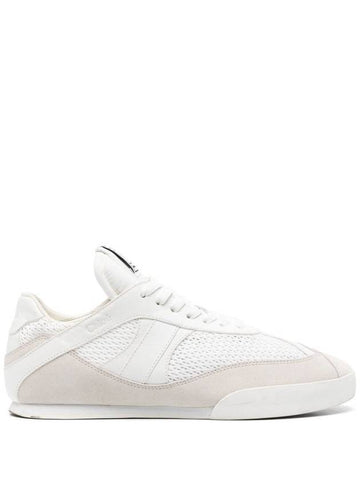 Chloé Kick Sneakers In Mesh And Suede Leather Shoes - CHLOE - BALAAN 1