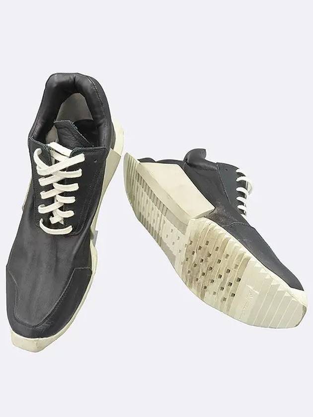 Adidas collaboration black color leather men s boost sneakers 285 - RICK OWENS - BALAAN 2