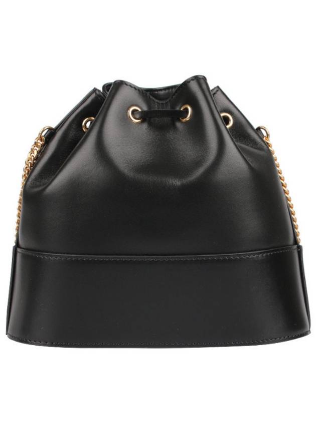 VLogo Chain Bucket Bag Black - VALENTINO - BALAAN 4