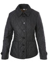 Diamond Quilted Thermoregulated Jacket Black - BURBERRY - BALAAN 3