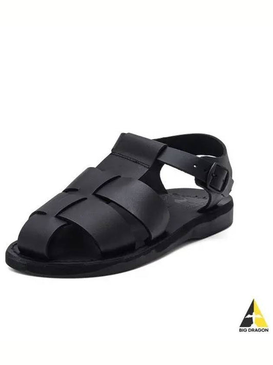 SANDALS NO 1069 MILO BLACK Unisex - JERUSALEM - BALAAN 1