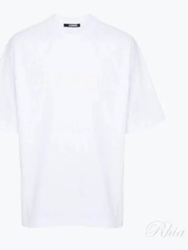 Le Typo Short Sleeve T-Shirt White - JACQUEMUS - BALAAN 2