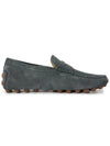 Gommino Bubble Suede Driving Shoes Grey - TOD'S - BALAAN 5