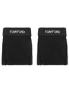 Men's Cotton Boxer Briefs Black 2 Pack - TOM FORD - BALAAN 3