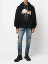 graphic print drawstring hoodie - PALM ANGELS - BALAAN 4