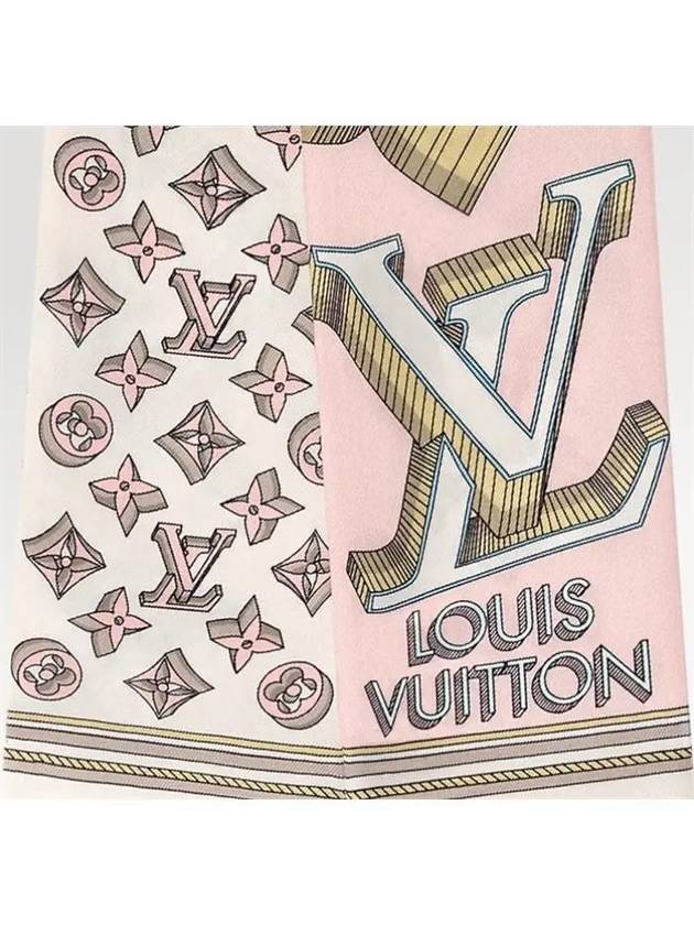 Ultimate 3D Monogram Scarf Rose - LOUIS VUITTON - BALAAN 3