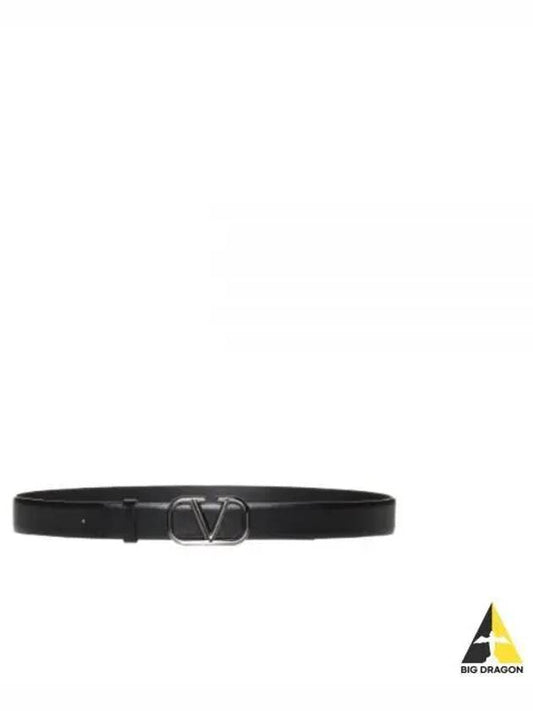 5Y0T0Q90 AZR 0NO 5Y2T0Q90 V logo signature belt - VALENTINO - BALAAN 1